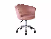 Fotoliu OBROTOWY ROSE Velvet roz antic Bluvel 52