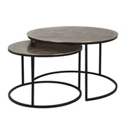 Măsuță cafea Coffee & End tables – șampanie auriu
