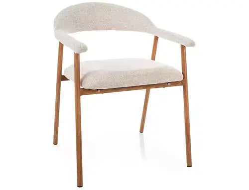 Scaun dining LAGOS D Raven structură stejar / bej 22