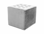 Puf LORI Velvet J. gri Bluvel 03