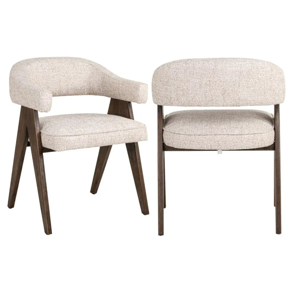 Scaun dining Dining – crem TWEED
