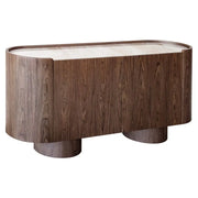 Bufet/Vitrină Langford – maro (160cm)