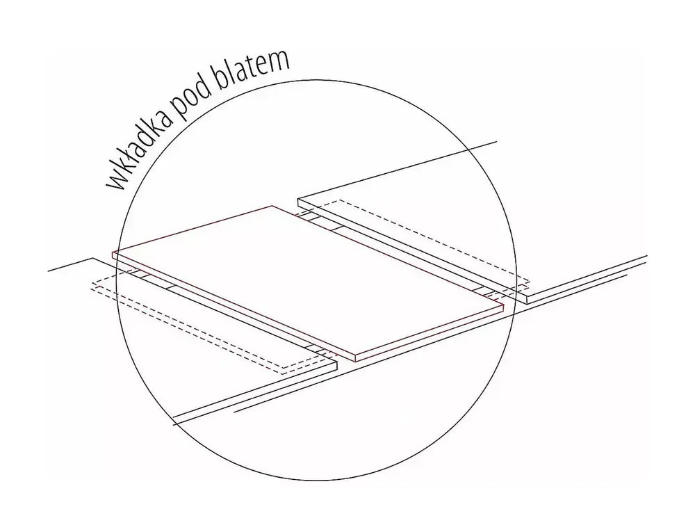Masă dining extensibilă EXEL stejar Wotan/argintiu 140(180)x85