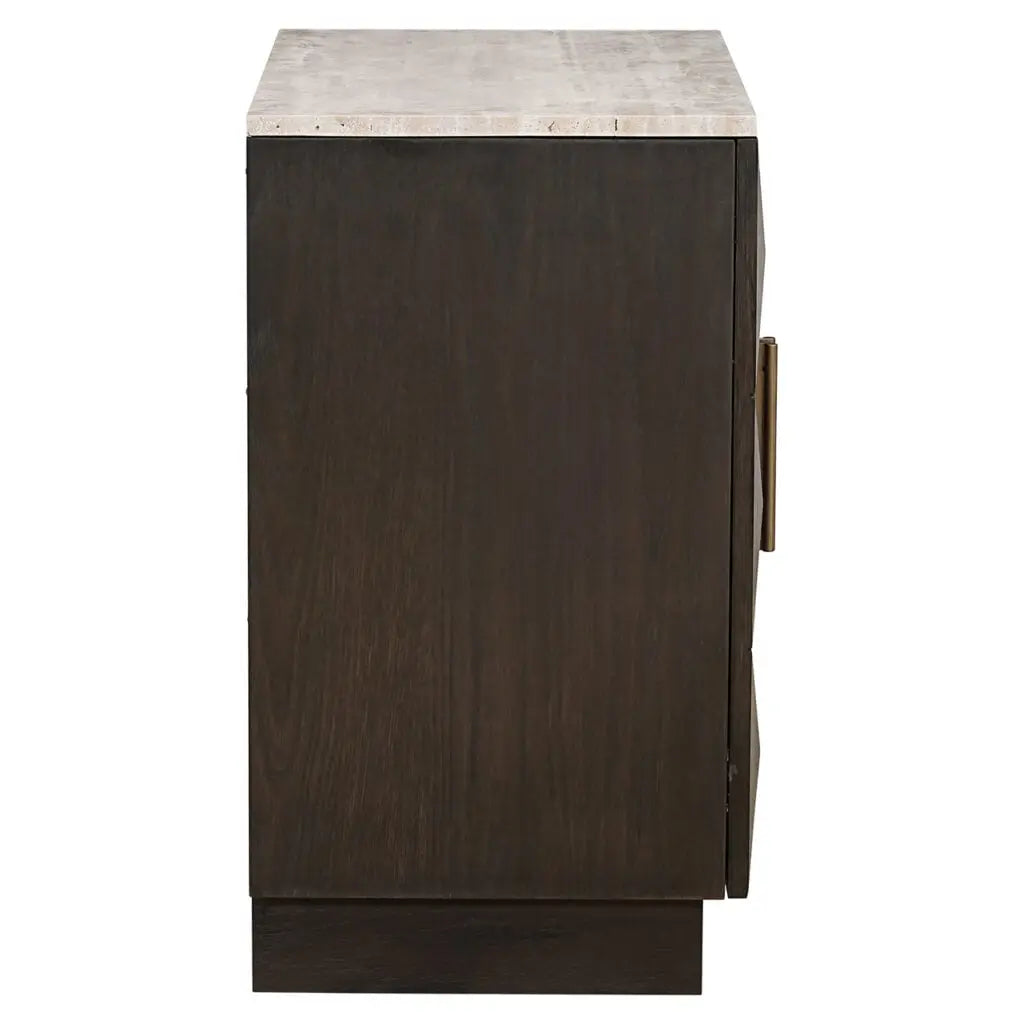 Bufet/Vitrină Claremont – maro (85cm)