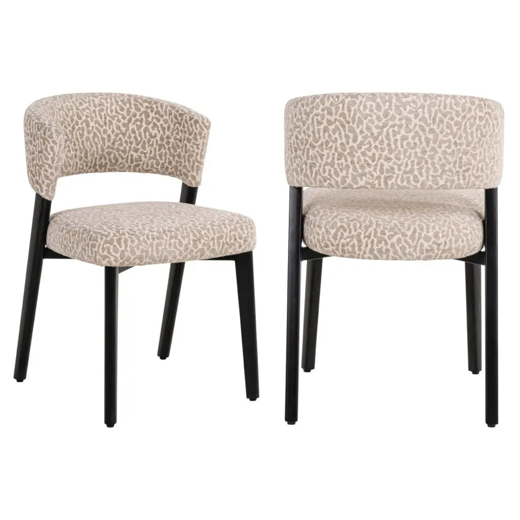 Scaun dining Dining – bej LEOPARD