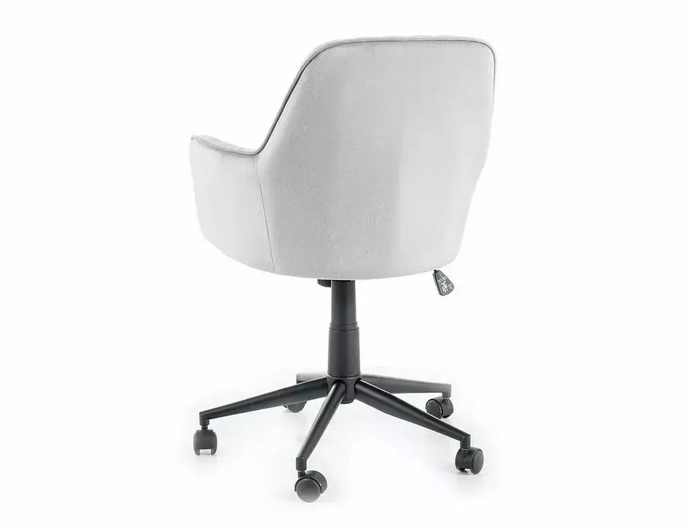 Fotoliu OBROTOWY Q-886 Velvet gri deschis Bluvel 03