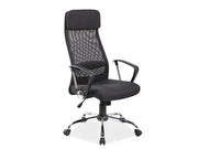 Fotoliu OBROTOWY Q-345 negru