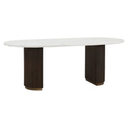 Masă dining Mayfield – maro (210cm)