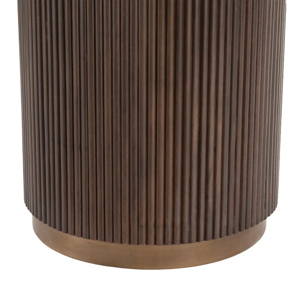 Masă dining Mayfield – maro (120cm)