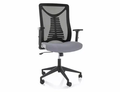 Fotoliu OBROTOWY Q-330R negru/gri