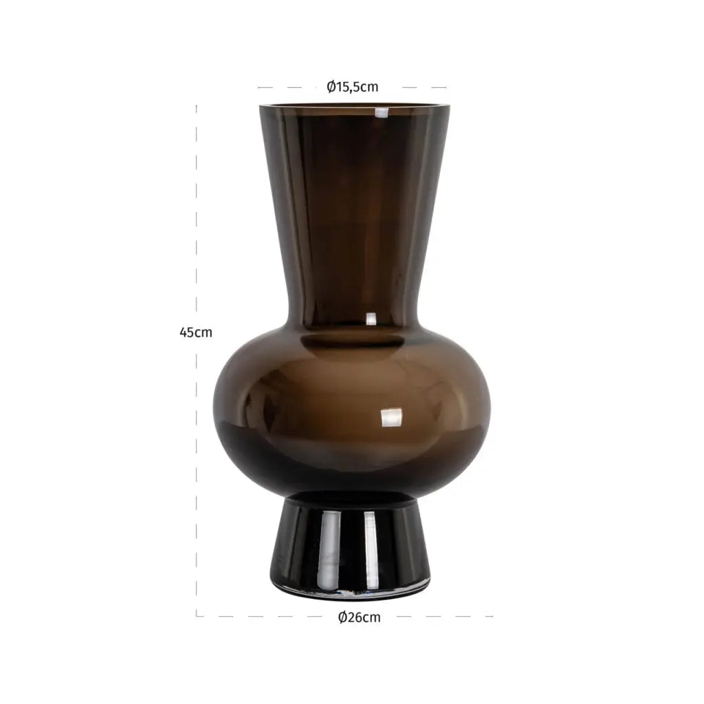 Vază Mayfield – maro (45cm)