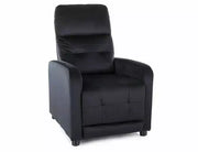 Fotoliu ROZKŁADANY OTUS Velvet negru Bluvel 19