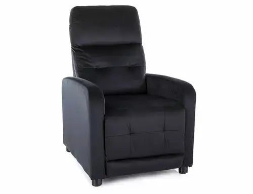 Fotoliu ROZKŁADANY OTUS Velvet negru Bluvel 19