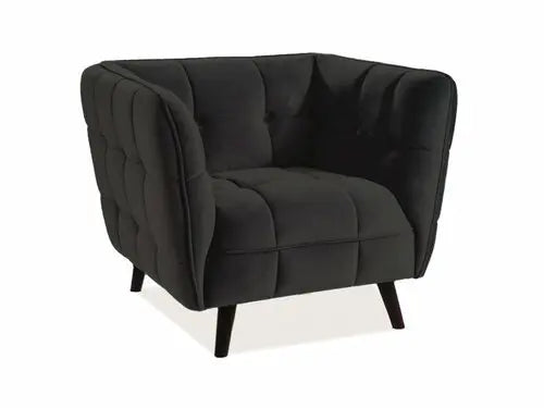 Fotoliu CASTELLO 1 Velvet bordo Bluvel 59/wengé