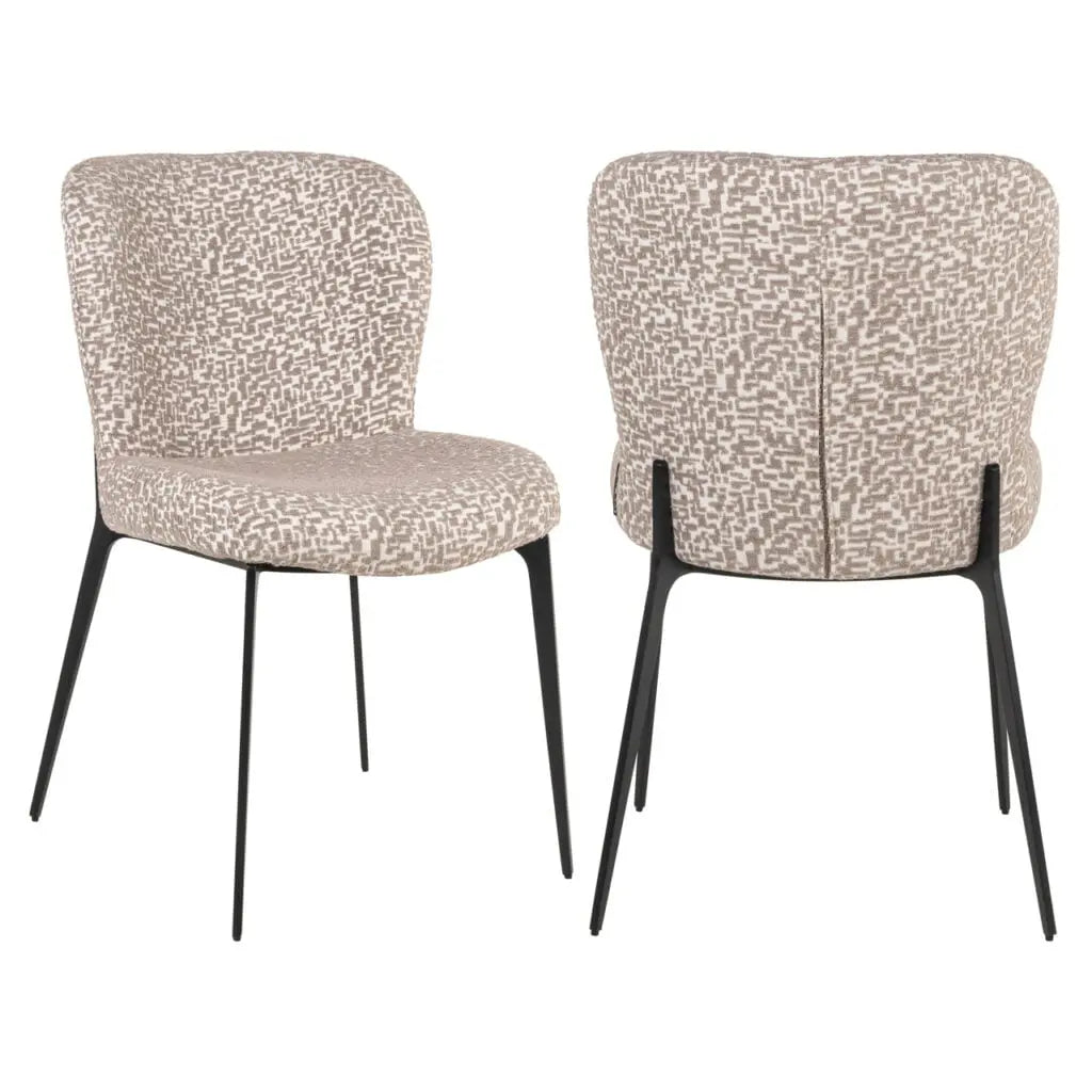 Scaun dining Soho – natural GEO (62cm)