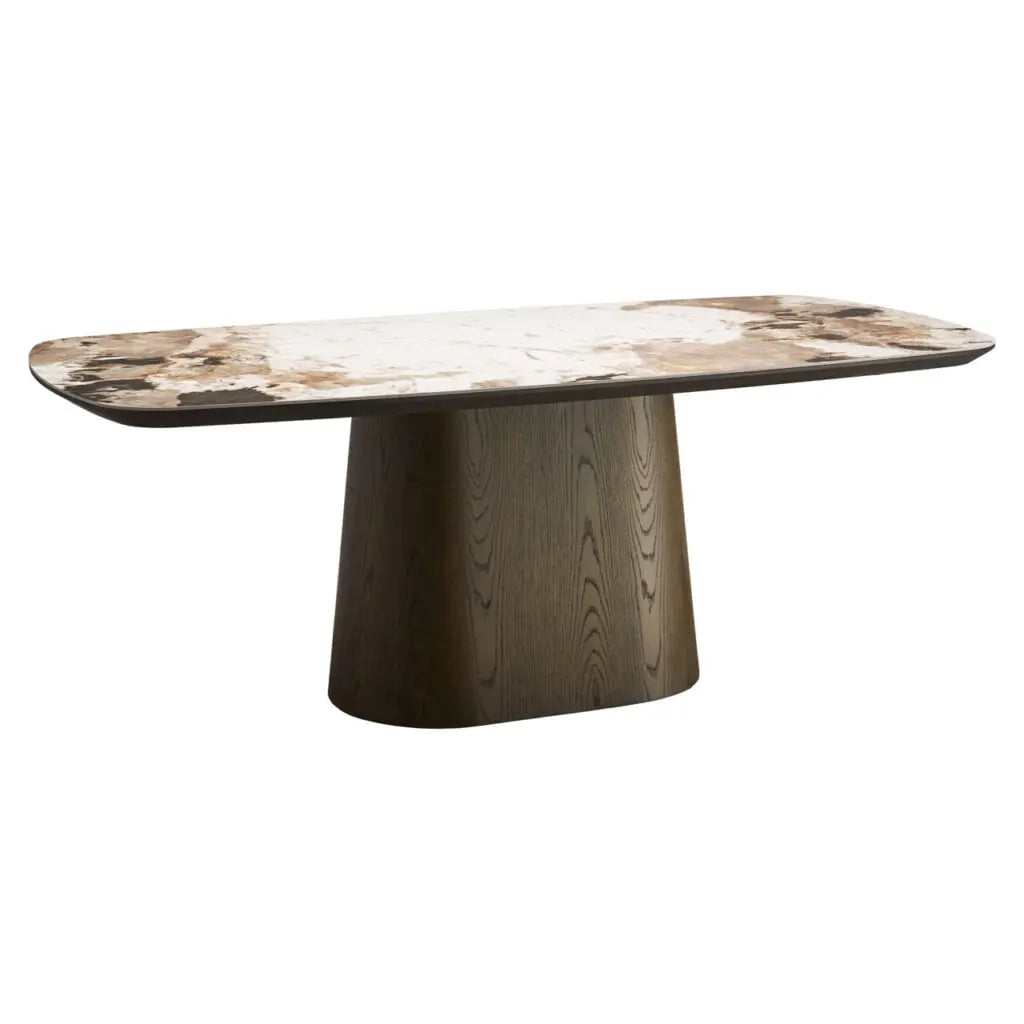 Masă dining Langford – maro (200cm)
