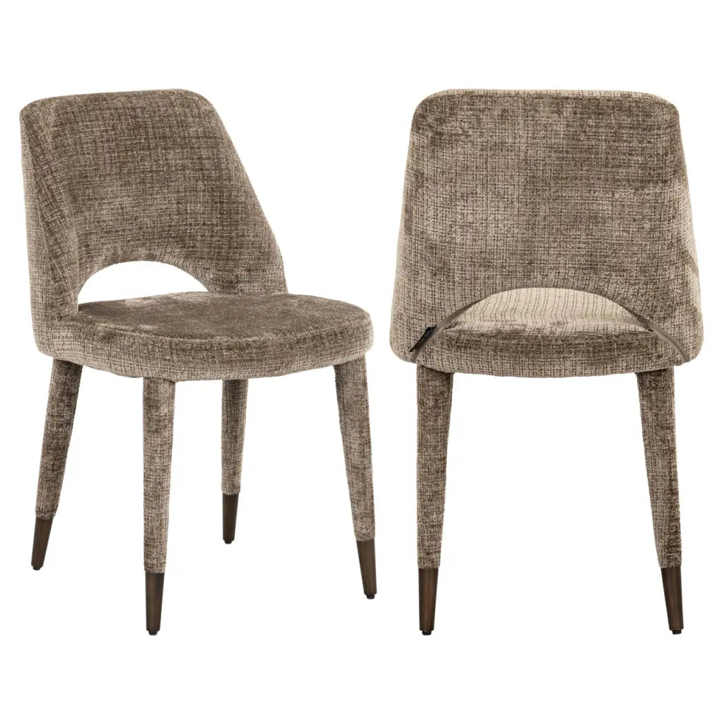 Scaun dining Soho – NIAGARA gri piatră (61cm)