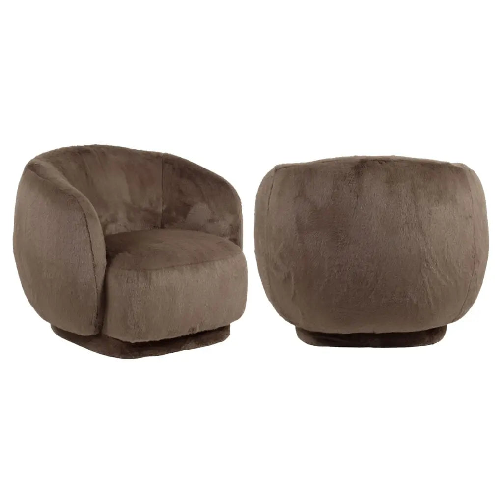 Fotoliu Lounge chairs – maro FLUFFY