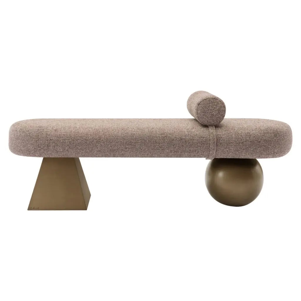 Banchetă Alexander Jones – maro TWEED