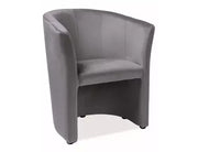 Fotoliu TM-1 Velvet gri Bluvel 14/wengé