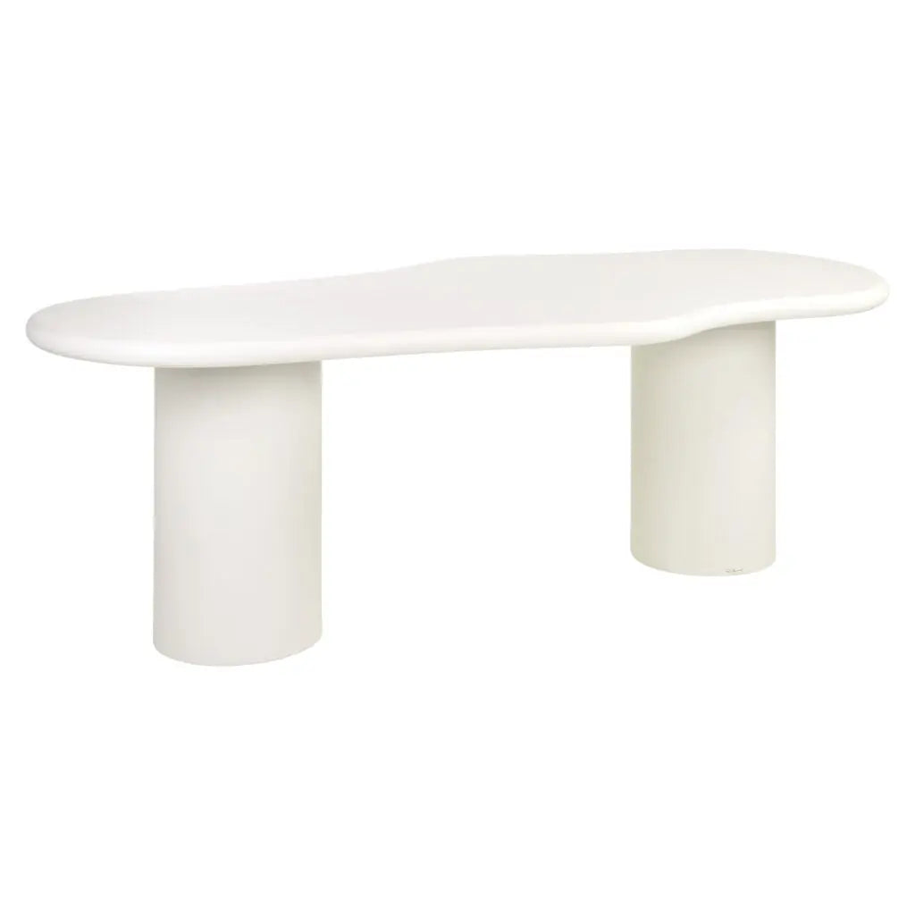 Masă dining Bloomstone – alb (230cm)