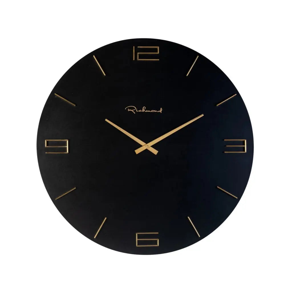 Ceas decorativ Mayfield – negru/auriu