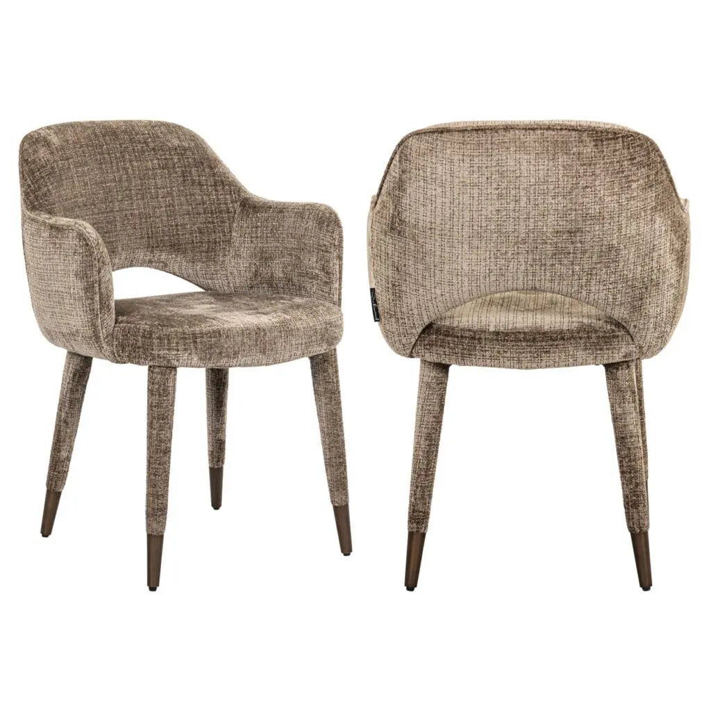 Scaun dining Soho – NIAGARA gri piatră (63cm)
