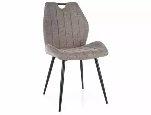 Scaun dining ARCO Brego structură neagră / bej 34