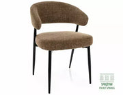 Scaun dining LUCIO NOELLE structură neagră/CAPPUCCINO 45