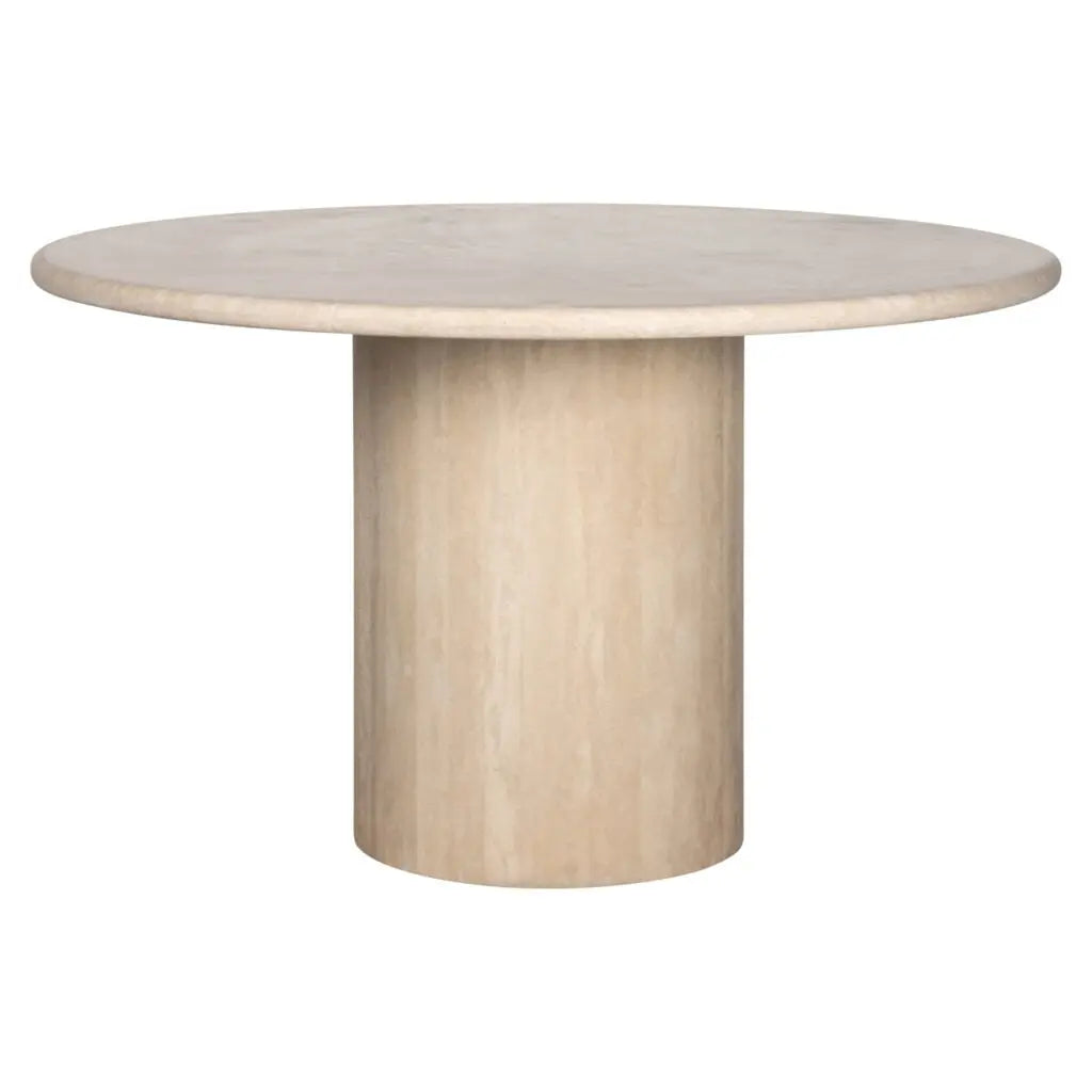 Masă dining Alexander Jones – bej (130cm)