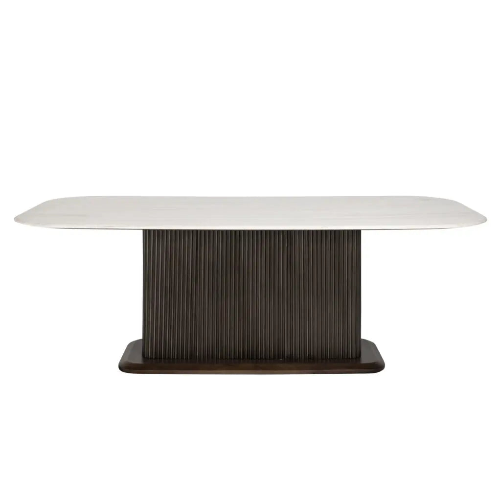 Masă dining Mayfield – maro (230cm)