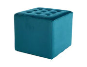 Puf LORI Velvet turcoaz Bluvel 85