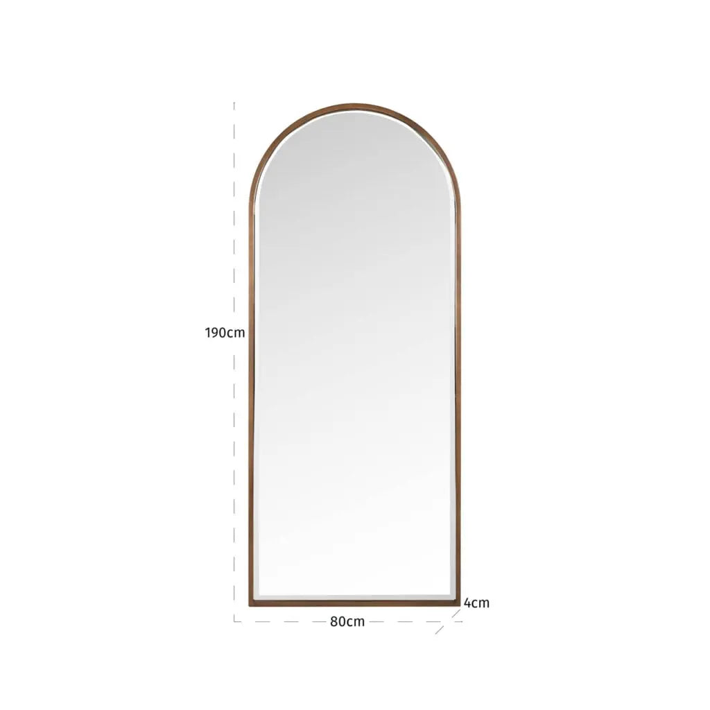 Oglindă Decoration – auriu periat