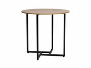 Masă dining rotundă ALTO II stejar/negru Ø80