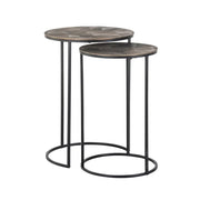 Măsuță laterală Coffee & End tables – auriu periat