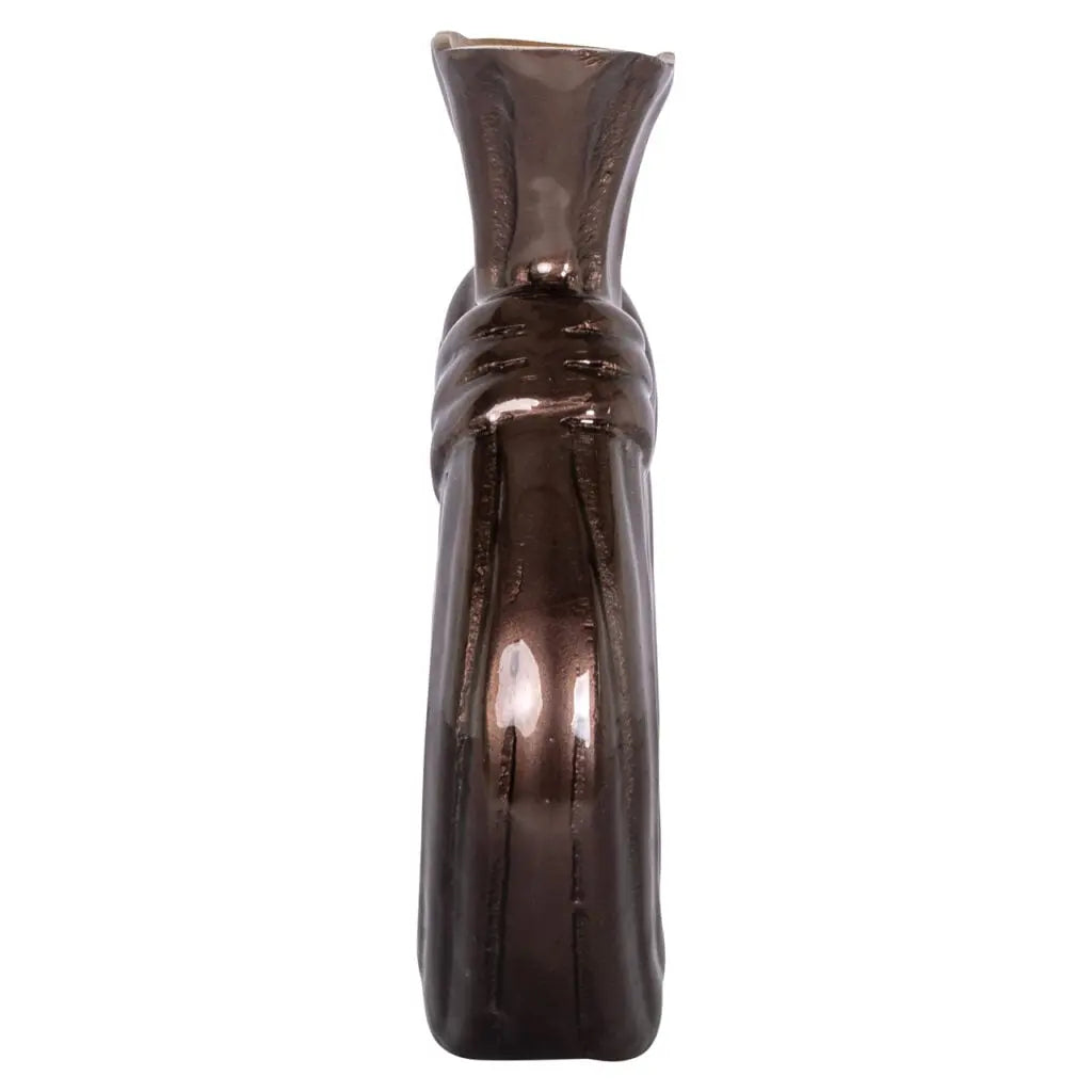 Vază Mayfield – maro închis (25cm)
