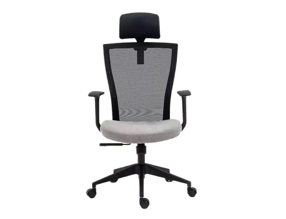Fotoliu OBROTOWY Q-328H negru/gri