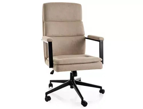Fotoliu OBROTOWY Q-090 C. bej tap. 260