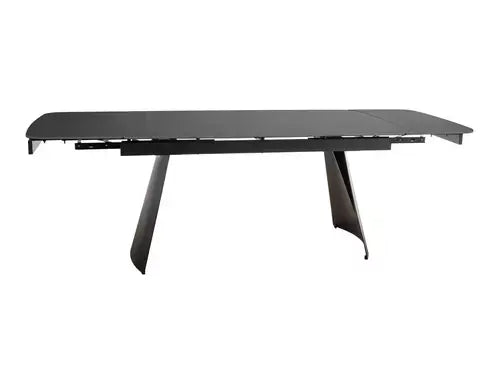 Masă dining extensibilă BACARDI negru 160(240)x90