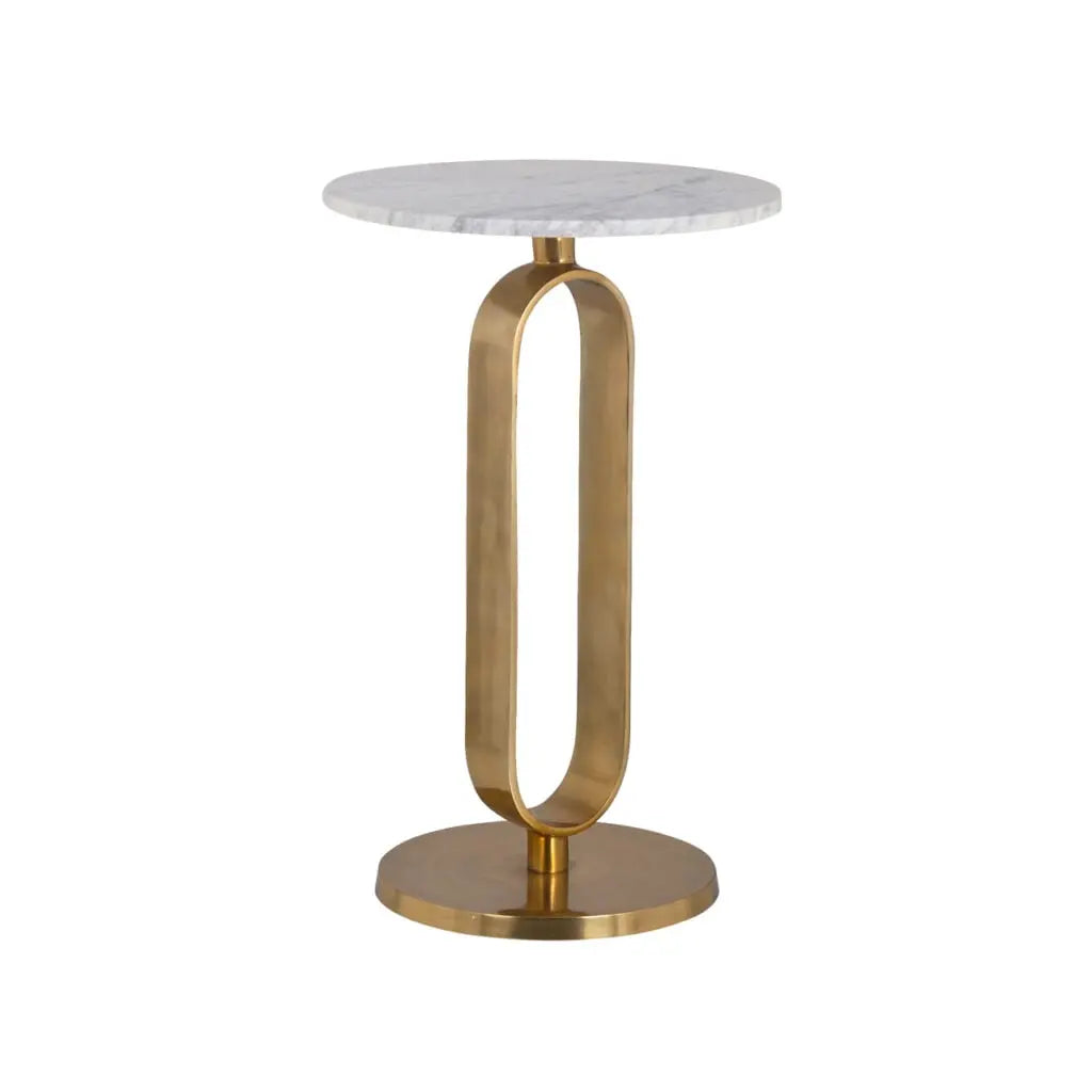 Măsuță laterală End tables – auriu periat
