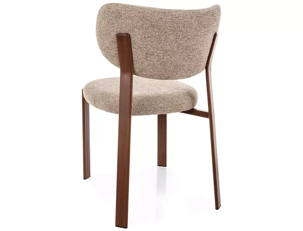 Scaun dining RIN D nuc / bej tap. 253