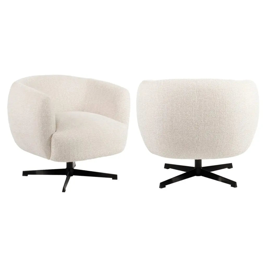 Fotoliu Lounge chairs – bej BLOCKWEAVE