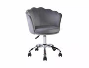 Fotoliu OBROTOWY ROSE Velvet gri Bluvel 14