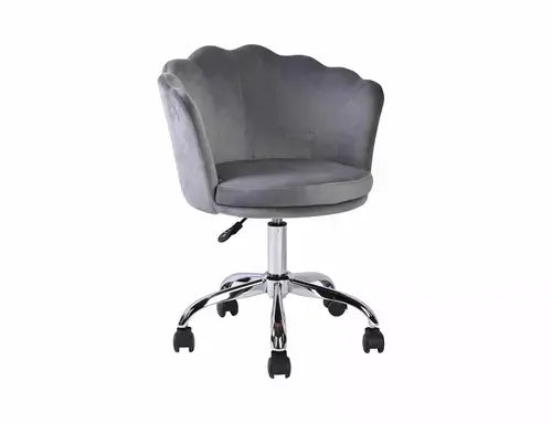 Fotoliu OBROTOWY ROSE Velvet gri Bluvel 14