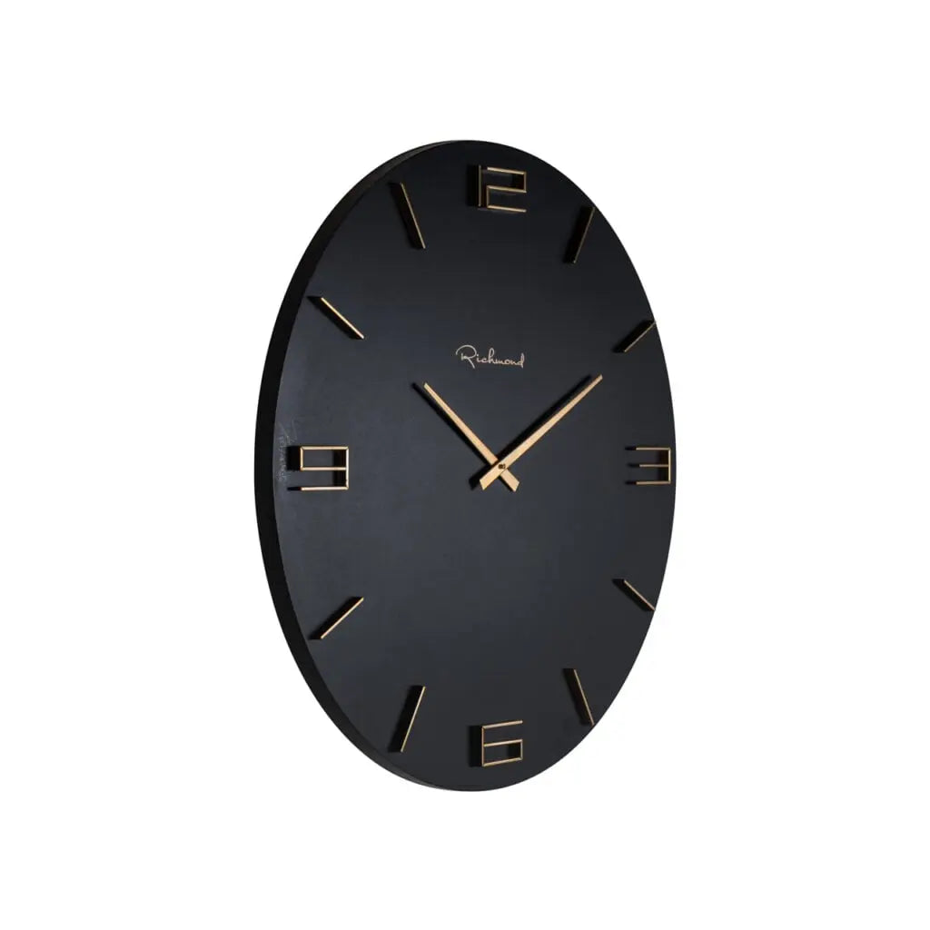 Ceas decorativ Mayfield – negru/auriu