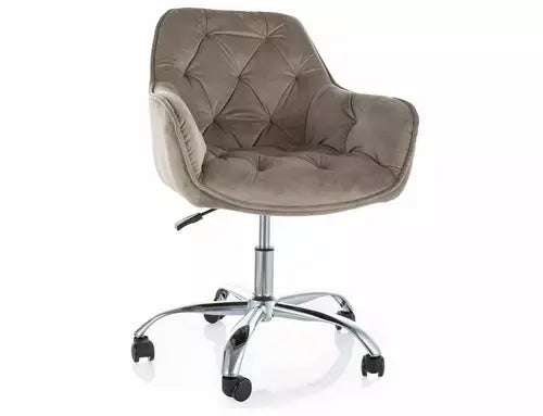 Fotoliu OBROTOWY Q-190 Velvet bej închis 40