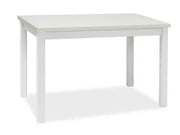 Masă dining ADAM alb mat 100x60