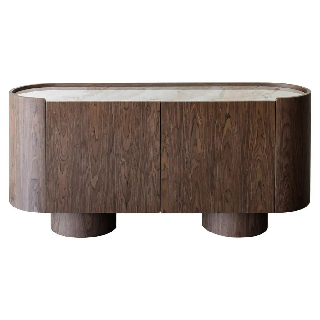 Bufet/Vitrină Langford – maro (160cm)