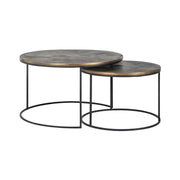 Măsuță cafea Coffee & End tables – auriu periat
