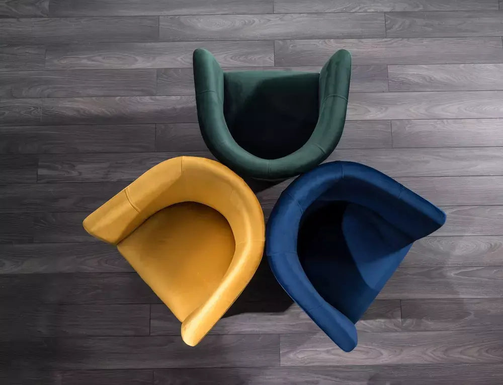 Fotoliu TM-1 Velvet verde Bluvel 78/wengé